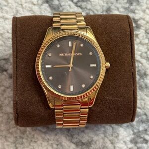 Like New Michael Kors Gold and Bronze Men’s Watch